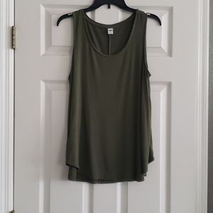 2 for $20 Old Navy Luxe tank top.  Olive green.